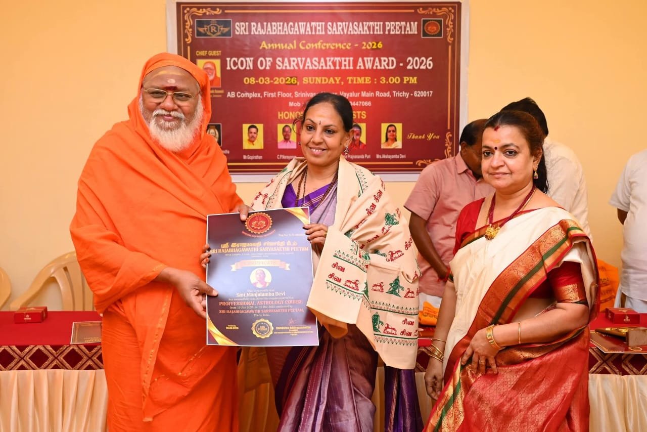 Priofessional Astrology and vastu Course Completion Certificate